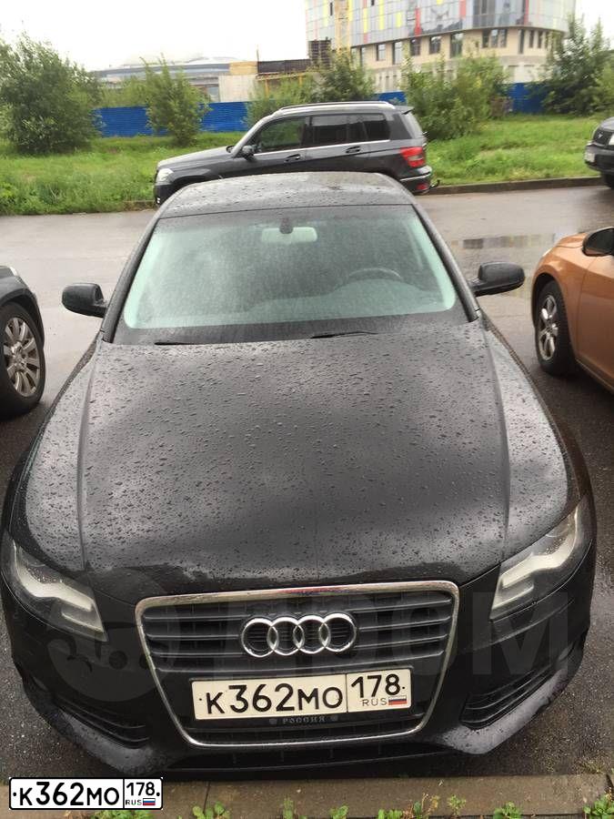 Фото автомобиля AUDI A4, 2011 — госномер В941ЕА178. Цвет: ЧЕРНЫЙ