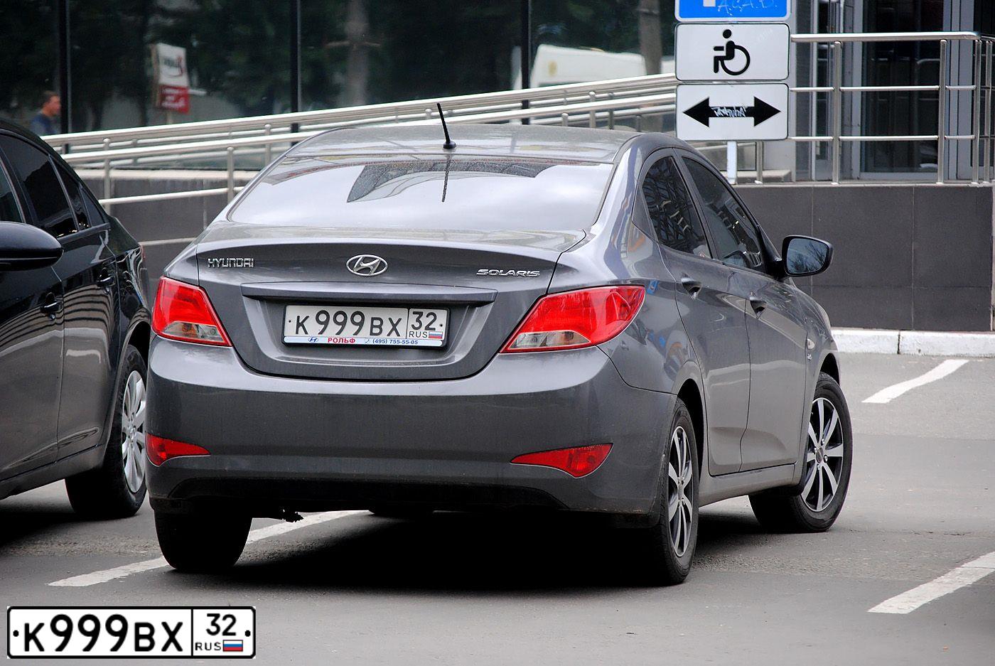 Фото автомобиля LADA 1119 KALINA, 2012 — госномер М643УХ32. Цвет: синий