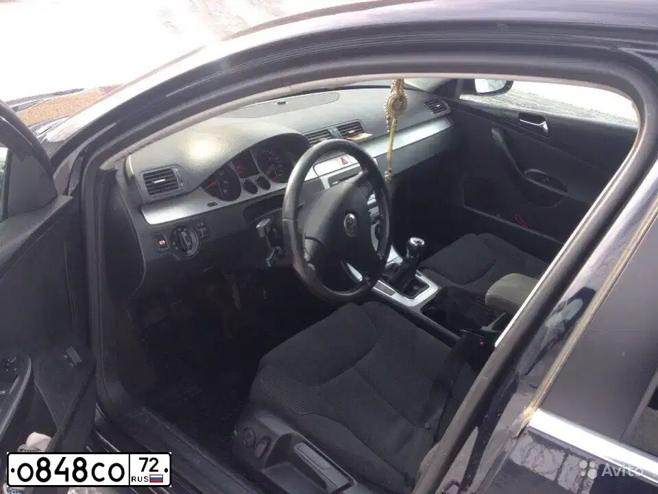 Фото автомобиля VOLKSWAGEN PASSAT, 2007 — госномер О848СО72. Цвет: ЧЕРНЫЙ