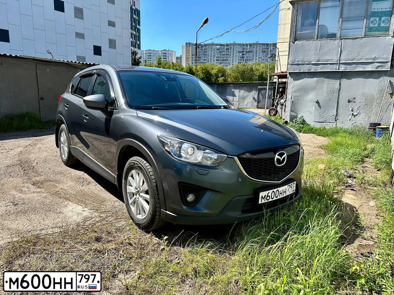 Фото автомобиля MAZDA CX-5, 2013 — госномер Х150ЕХ774. Цвет: СЕРЫЙ