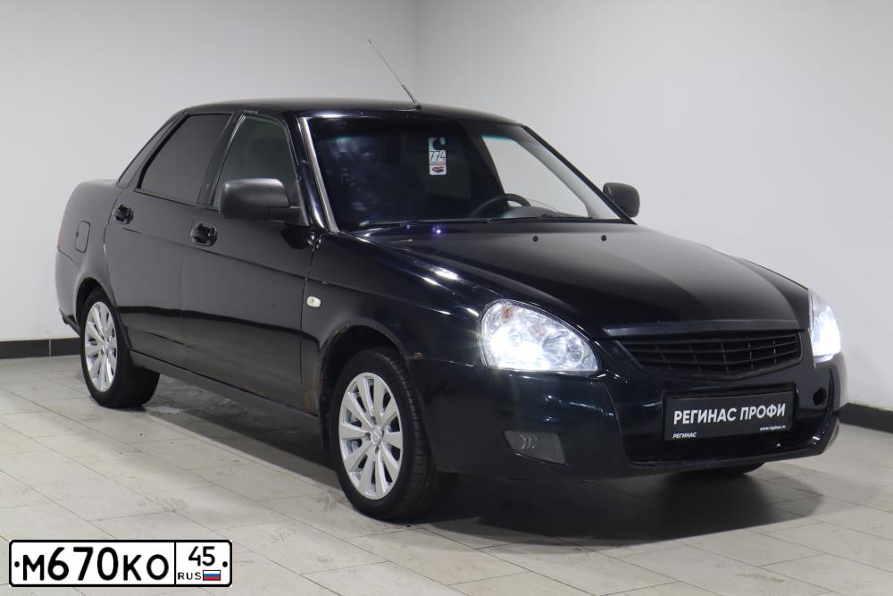 Фото автомобиля LADA PRIORA, 2012 — госномер Т568ЕР774. Цвет: Сине-Черный