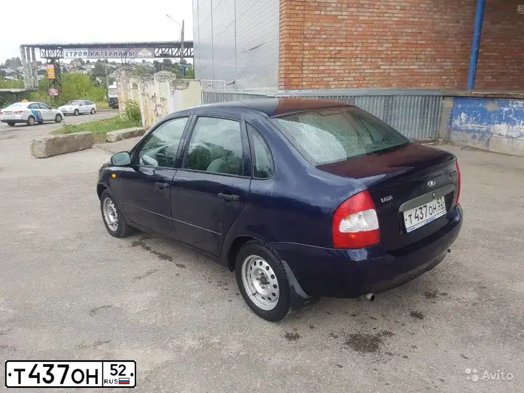 Фото автомобиля LADA 1118 KALINA, 2007 — госномер Т437ОН52. Цвет: СИНЕ-ФИОЛЕТОВЫЙ