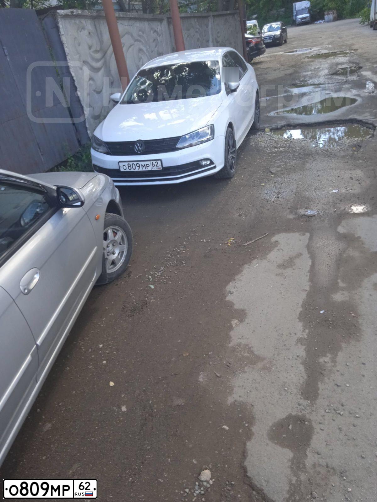 Фото автомобиля VOLKSWAGEN JETTA, 2015 — госномер О809МР62. Цвет: Белый