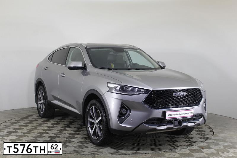 Фото автомобиля HAVAL F7X, 2020 — госномер С733ТУ62. Цвет: СЕРЫЙ