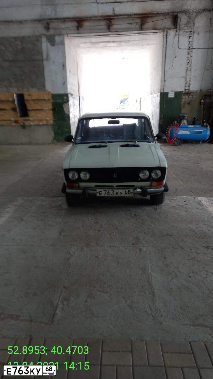 Фото автомобиля LADA 2106, 1995 — госномер Е763КУ68. Цвет: БЕЛЫЙ