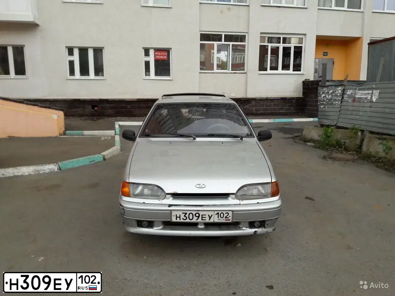 Фото автомобиля LADA 2115 SAMARA, 2002 — госномер Н309ЕУ102. Цвет: Светло-Серебристый металлик