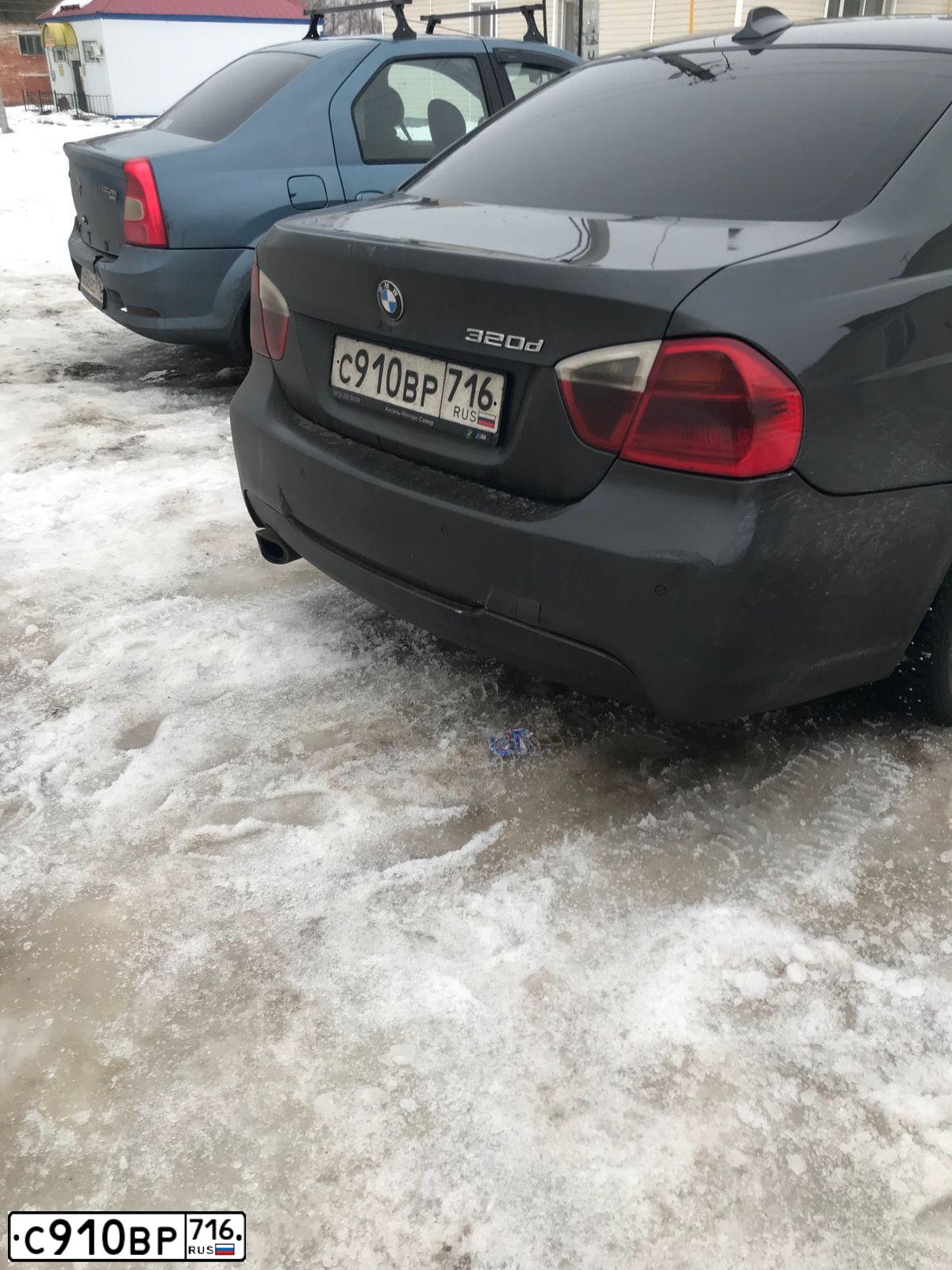 Фото автомобиля BMW SERIE 3, 2005 — госномер С910ВР716. Цвет: СЕРЫЙ
