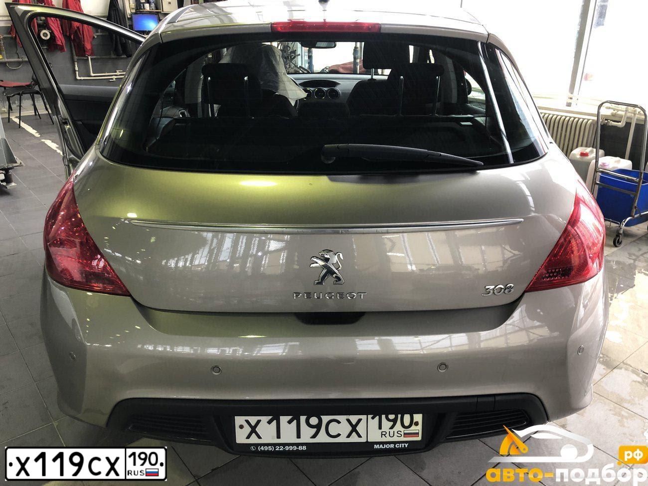 Фото автомобиля PEUGEOT T 308, 2011 — госномер Е161РА799. Цвет: СЕРО-БЕЖЕВЫЙ
