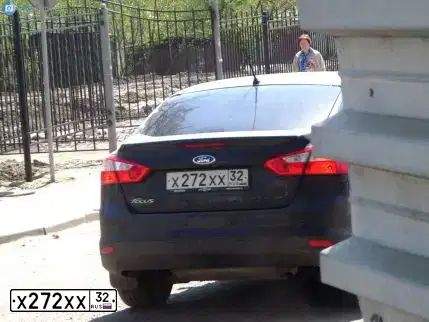 Фото автомобиля FORD FOCUS, 2011 — госномер М227КС95. Цвет: ЧЕРНЫЙ