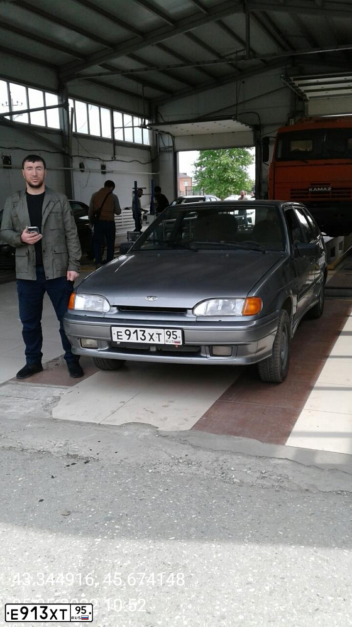 Фото автомобиля LADA 2114 SAMARA, 2011 — госномер О002НН95. Цвет: СРЕДНИЙ СЕРО-ЗЕЛЕНЫЙ МЕТ