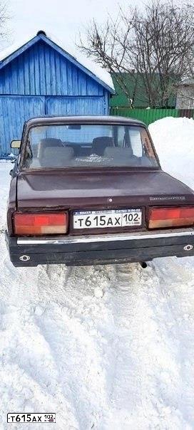 Фото автомобиля LADA 2107, 2007 — госномер К009КА702. Цвет: ТЕМНО-ВИШНЕВЫЙ