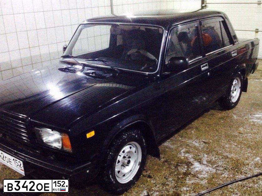 Фото автомобиля LADA 2107, 2010 — госномер К264УМ86. Цвет: СЕРЫЙ