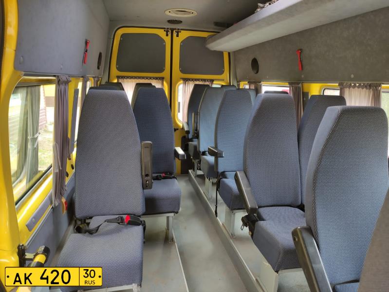 Фото автомобиля FORD TRANSIT, 2013 — госномер К039МЕ30. Цвет: ЖЁЛТЫЙ