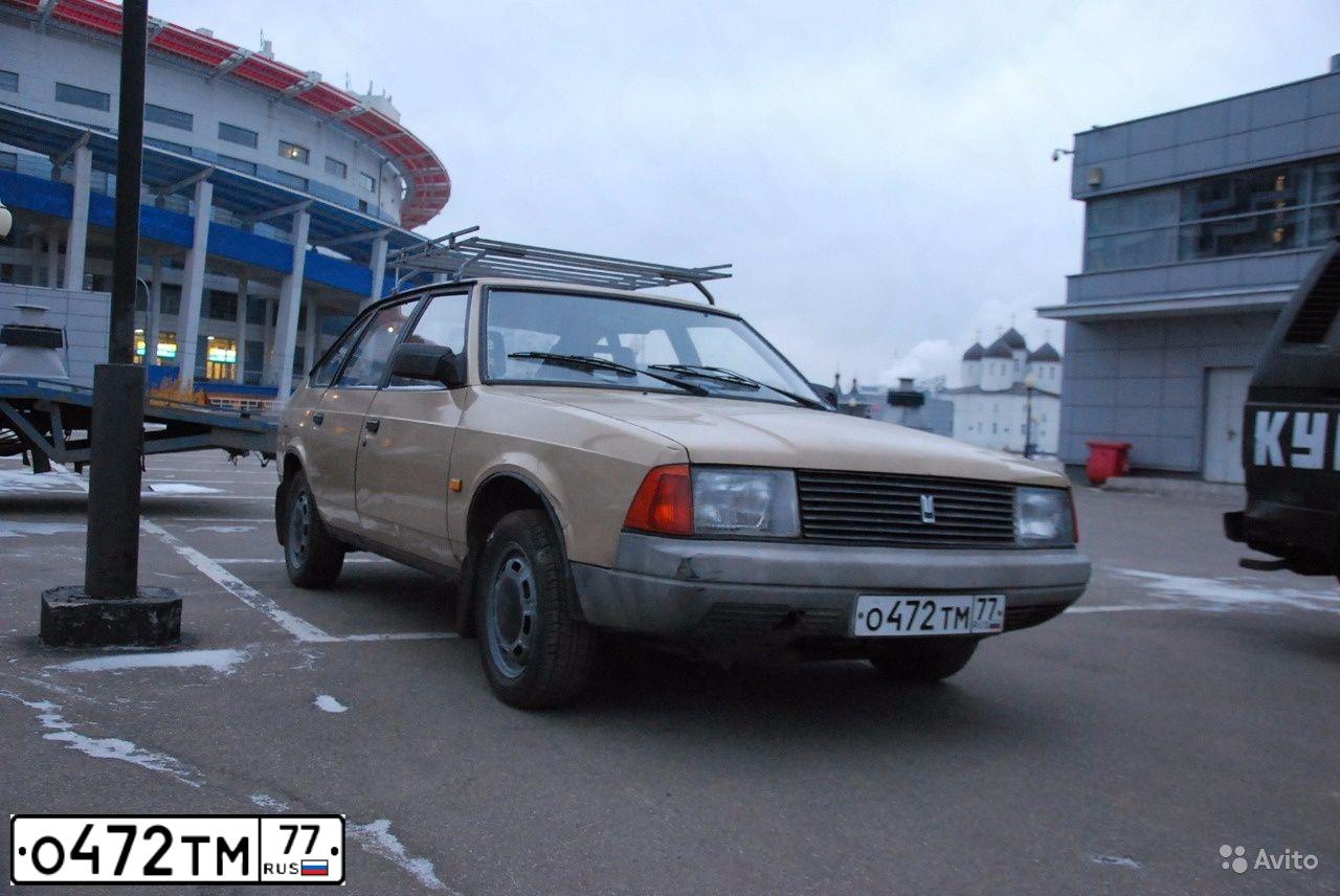 Фото автомобиля AZLK MOSKWITSCH 2141, 1991 — госномер Е728РК750. Цвет: БЕЖЕВЫЙ