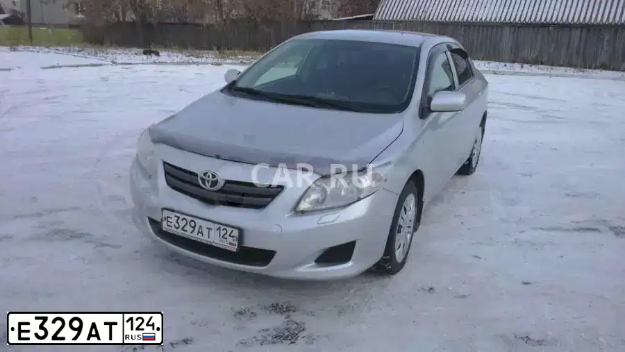 Фото автомобиля TOYOTA COROLLA, 2010 — госномер К281ЕУ142. Цвет: СЕРЕБРИСТЫЙ