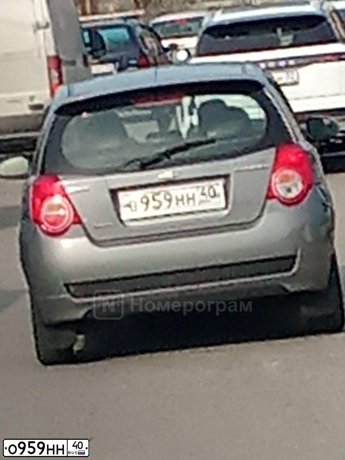 Фото автомобиля RENAULT LOGAN, 2007 — госномер О959НН40. Цвет: ТЕМНО-СЕРЫЙ