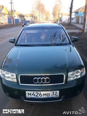 Фото автомобиля AUDI A4, 2002 — госномер Р824НО67. Цвет: ЗЕЛЕНЫЙ