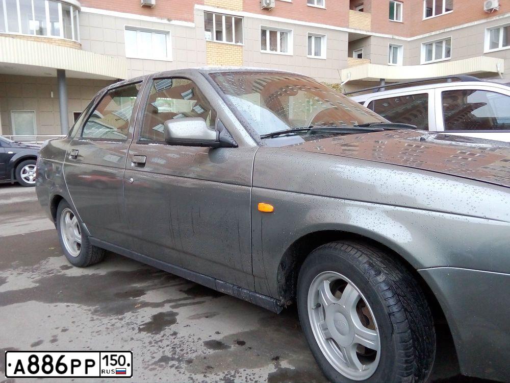 Фото автомобиля LADA PRIORA, 2008 — госномер К132МА07. Цвет: Серый