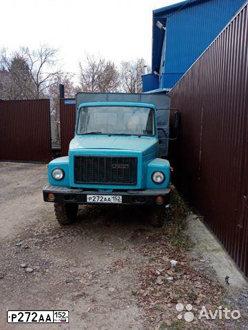 Фото автомобиля GAZ 3307, 1993 — госномер Р272АА152. Цвет: ГОЛУБОЙ