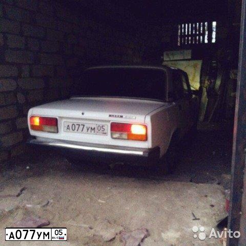 Фото автомобиля LADA 2107, 2000 — госномер А077УМ05. Цвет: ЯРКО-БЕЛЫЙ