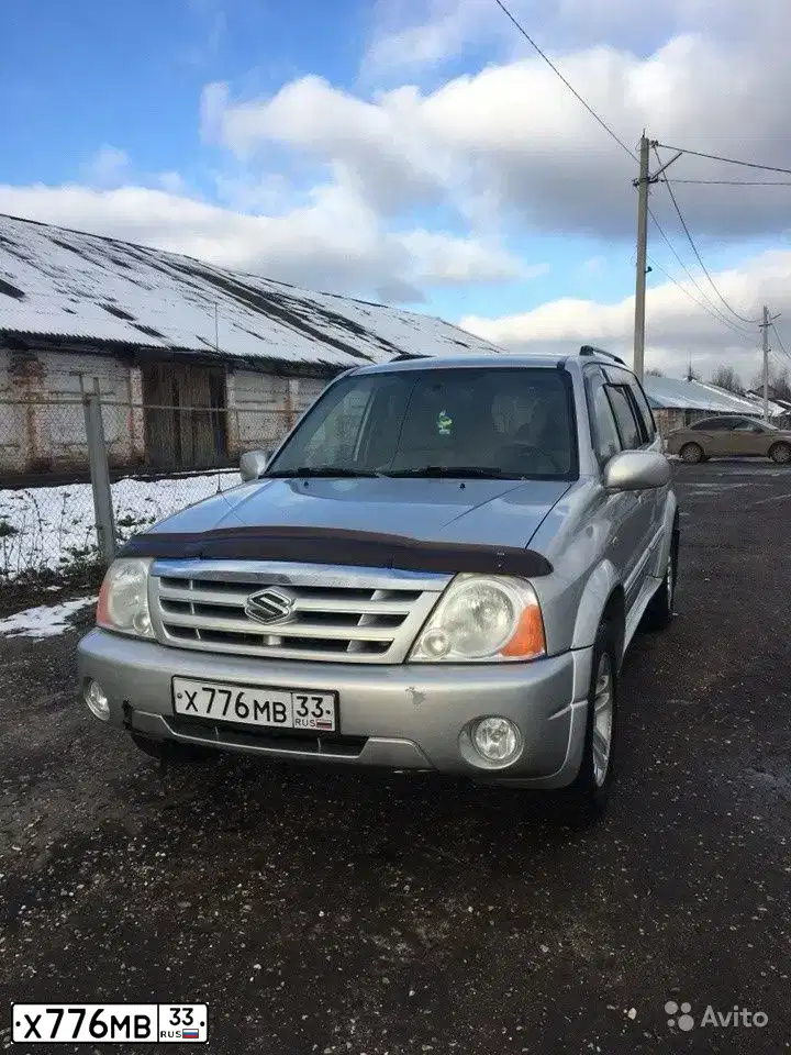 Фото автомобиля SUZUKI /GRAND/ VITARA, 2003 — госномер К927НЕ21. Цвет: серебристый