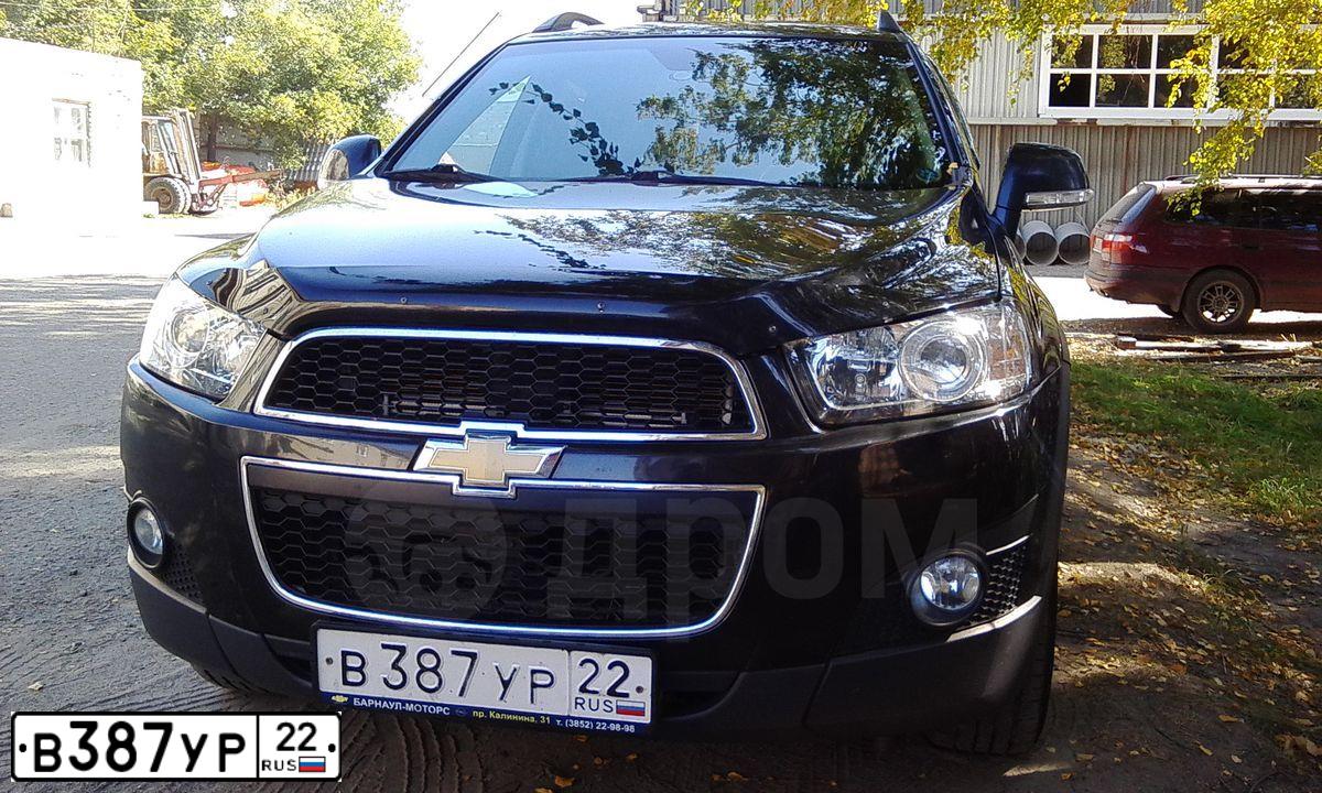 Фото автомобиля CHEVROLET CAPTIVA, 2012 — госномер В387УР22. Цвет: ЧЕРНЫЙ