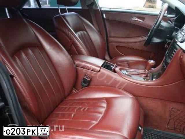 Фото автомобиля MERCEDES CLS-KLASSE, 2004 — госномер О203РК77. Цвет: ЧЕРНЫЙ