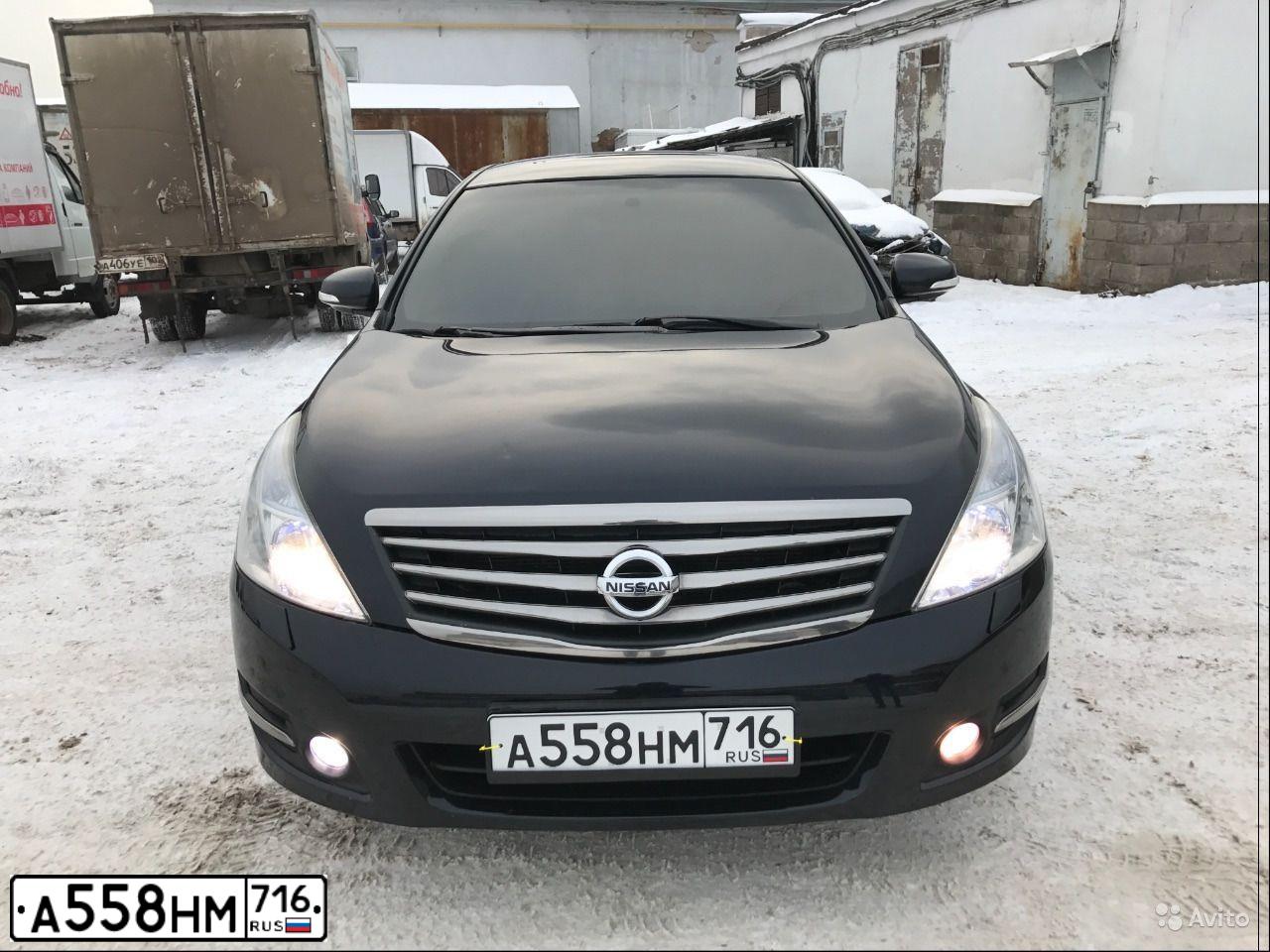 Фото автомобиля NISSAN TEANA, 2010 — госномер В313ОМ116. Цвет: ЧЕРНЫЙ