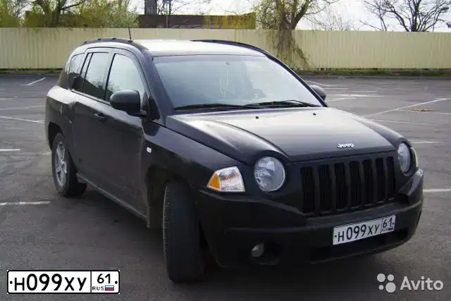 Фото автомобиля JEEP COMPASS, 2006 — госномер В944АС180. Цвет: ЧЕРНЫЙ