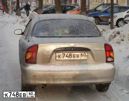 Фото автомобиля ZAZ LANOS, 2008 — госномер Р518РУ60. Цвет: СЕРЕБРИСТЫЙ