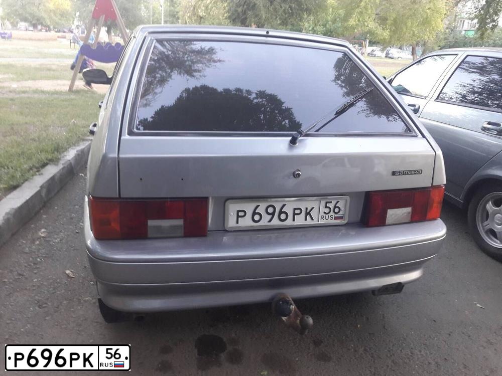 Фото автомобиля LADA 2114, 2009 — госномер С538ЕМ05. Цвет: Серебристо-Светло-Голубой