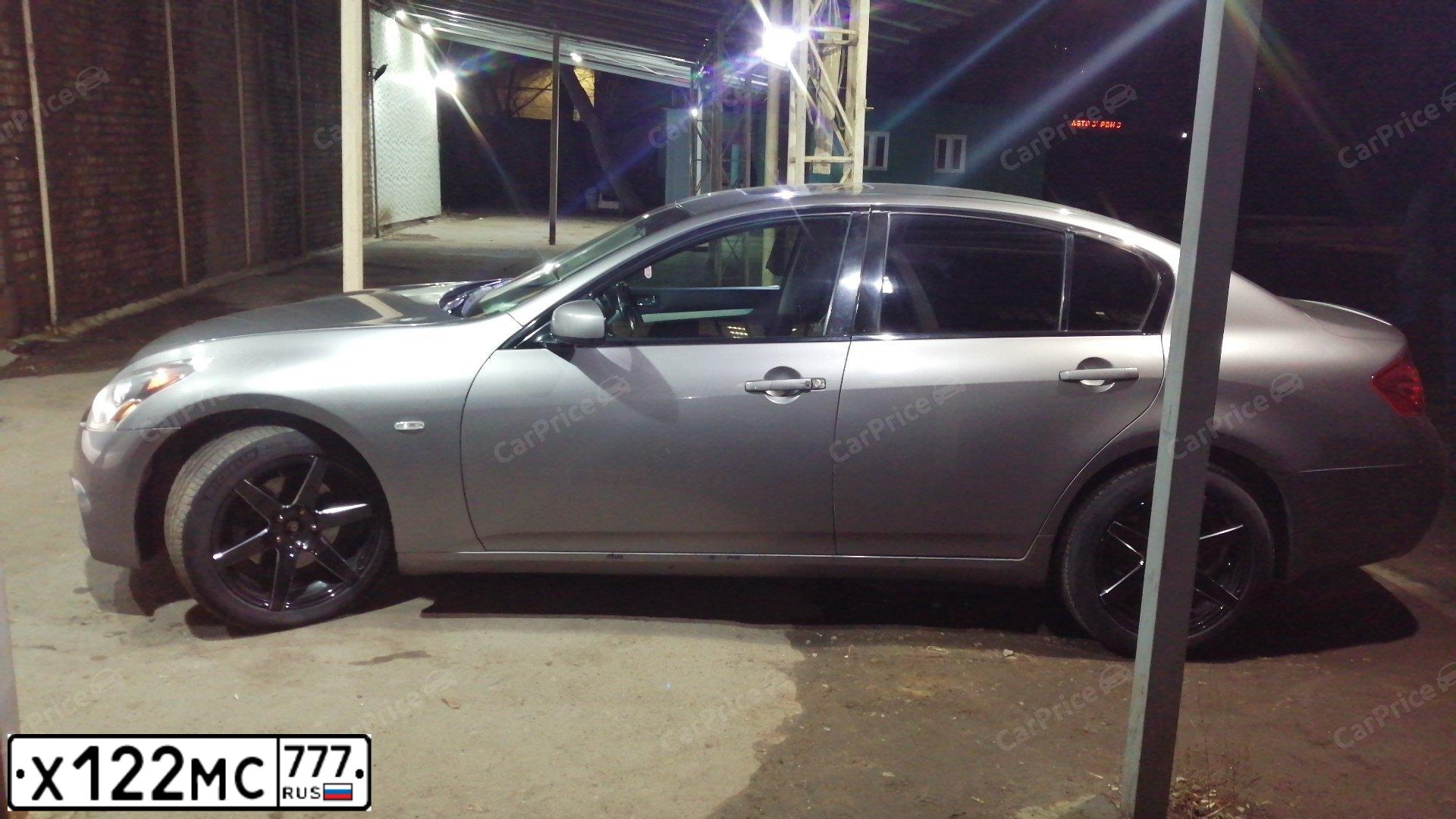 Фото автомобиля INFINITI G35, 2008 — госномер В227ТВ790. Цвет: СЕРЫЙ