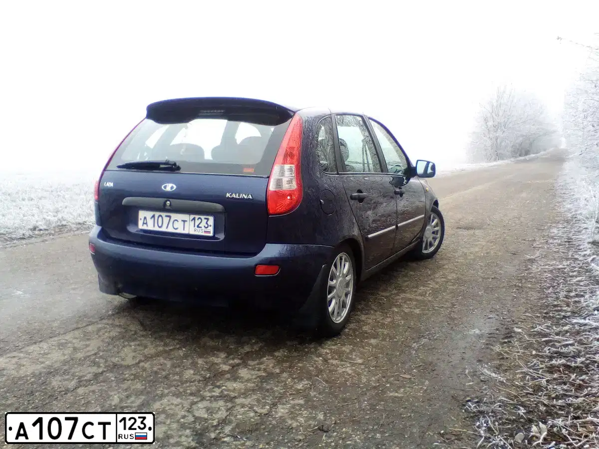 Фото автомобиля LADA 1119 KALINA, 2012 — госномер Р565ОХ116. Цвет: СИНИЙ