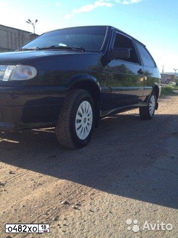 Фото автомобиля LADA 2113 SAMARA, 2012 — госномер А936ВЕ716. Цвет: Сине-Черный