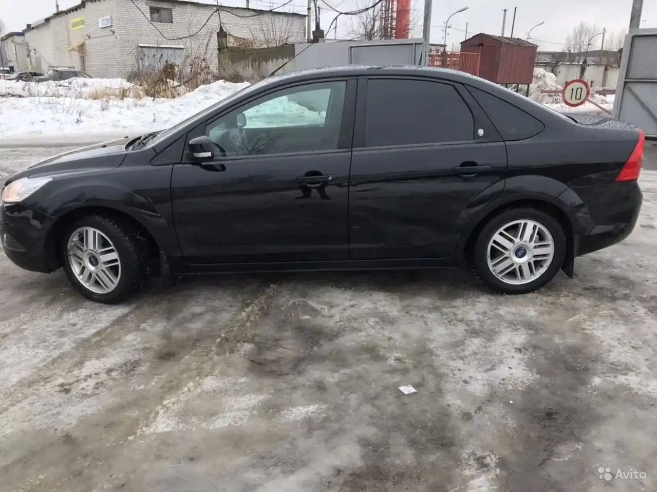 Фото автомобиля FORD FOCUS, 2008 — госномер К383МВ116. Цвет: ЧЕРНЫЙ
