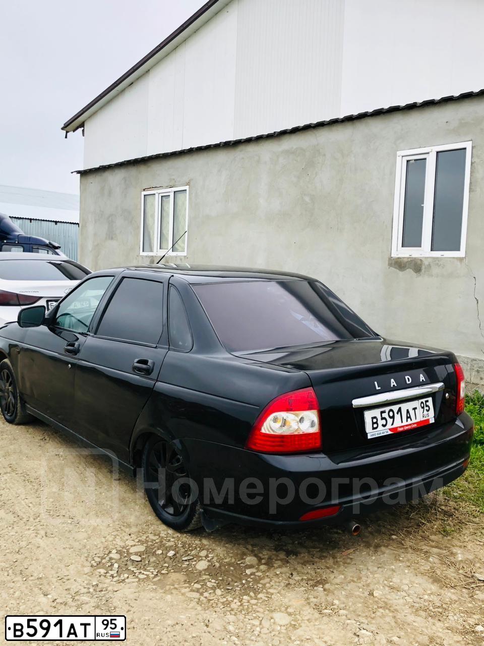Фото автомобиля LADA PRIORA, 2012 — госномер Е413ТВ95. Цвет: Сине-Черный