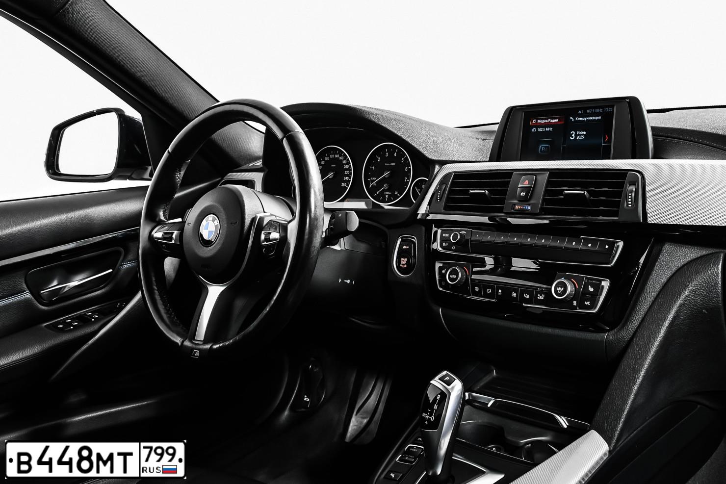 Фото автомобиля BMW SERIE 3, 2018 — госномер В448МТ799. Цвет: БЕЛЫЙ