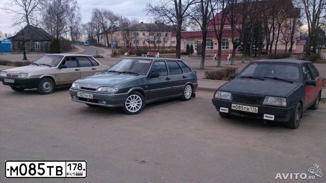 Фото автомобиля VAZ 2108 SAMARA, 1987 — госномер У123КС67. Цвет: ТЕМНО-СИНИЙ