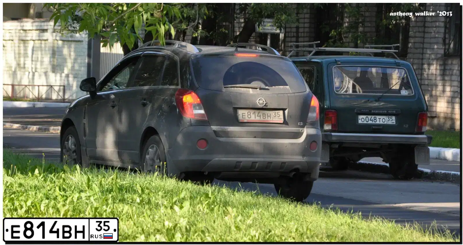Фото автомобиля OPEL ANTARA, 2012 — госномер К839МА35. Цвет: ЧЕРНЫЙ
