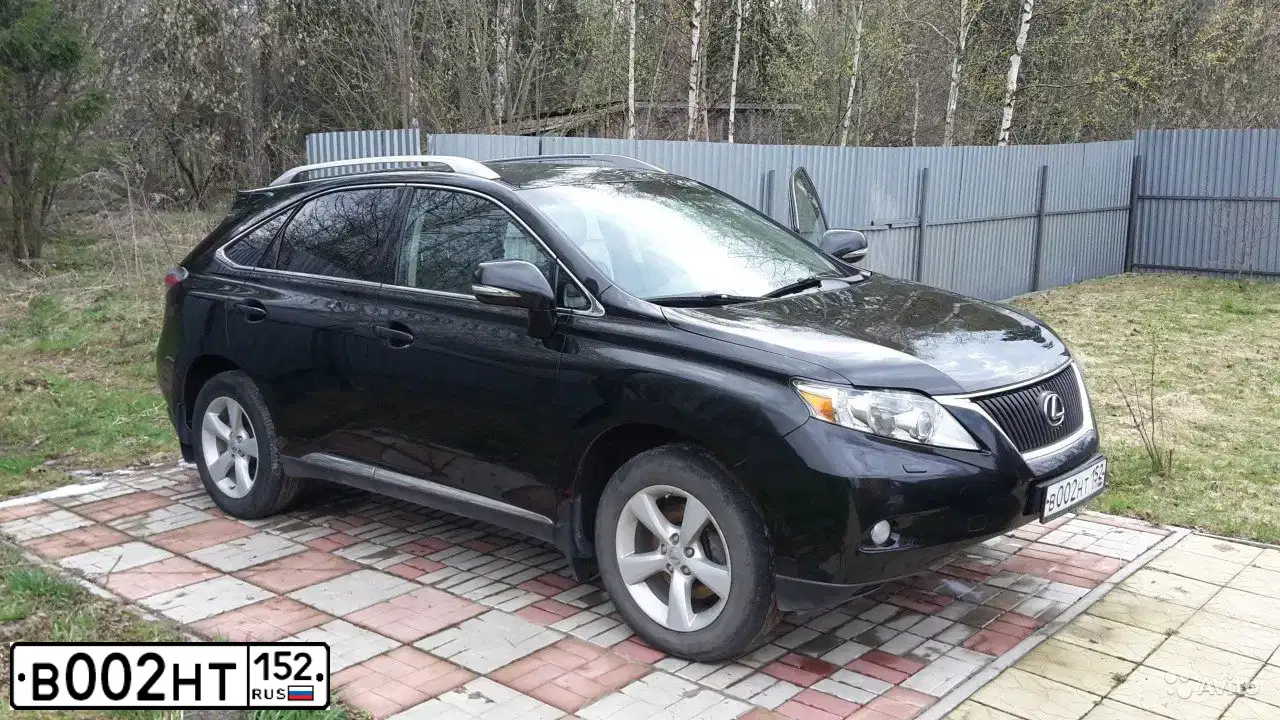 Фото автомобиля LEXUS RX, 2010 — госномер Т740МА152. Цвет: ЧЕРНЫЙ