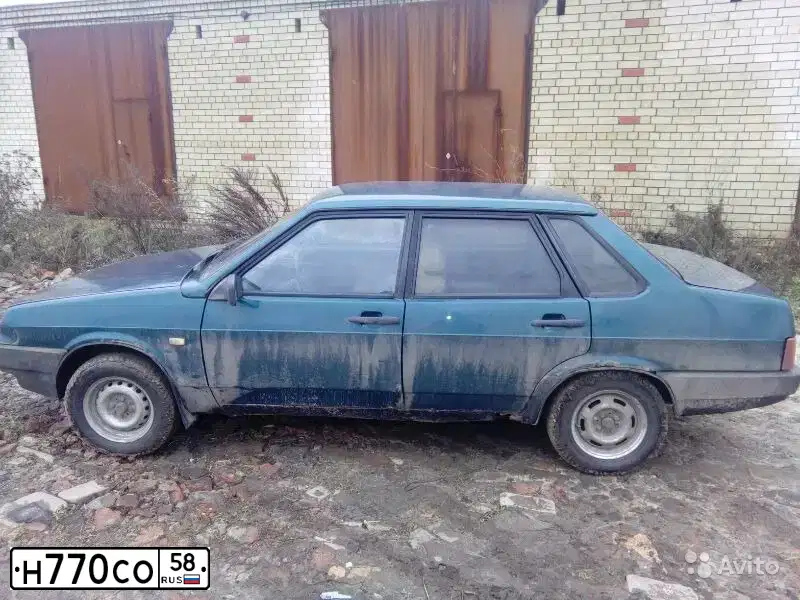 Фото автомобиля LADA 2109 SAMARA, 2003 — госномер Т506КН58. Цвет: СЕРЕБРИСТО-ЗЕЛЕНЫЙ