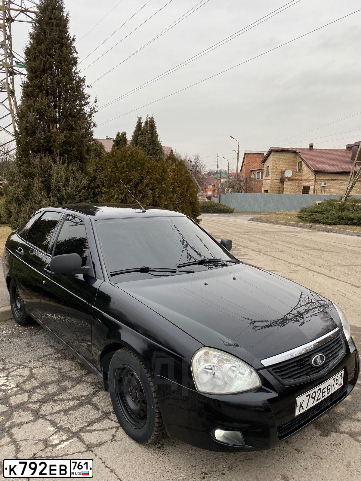 Фото автомобиля LADA 2172 PRIORA, 2013 — госномер В206ЕХ761. Цвет: Сине-Черный