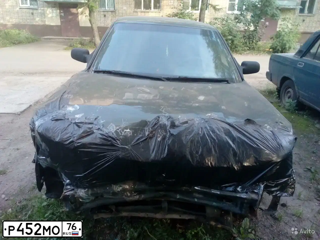 Фото автомобиля LADA 2112 LADA, 2005 — госномер Р452МО76. Цвет: ЗОЛОТИСТЫЙ ТЕМНО-ЗЕЛЕНЫЙ