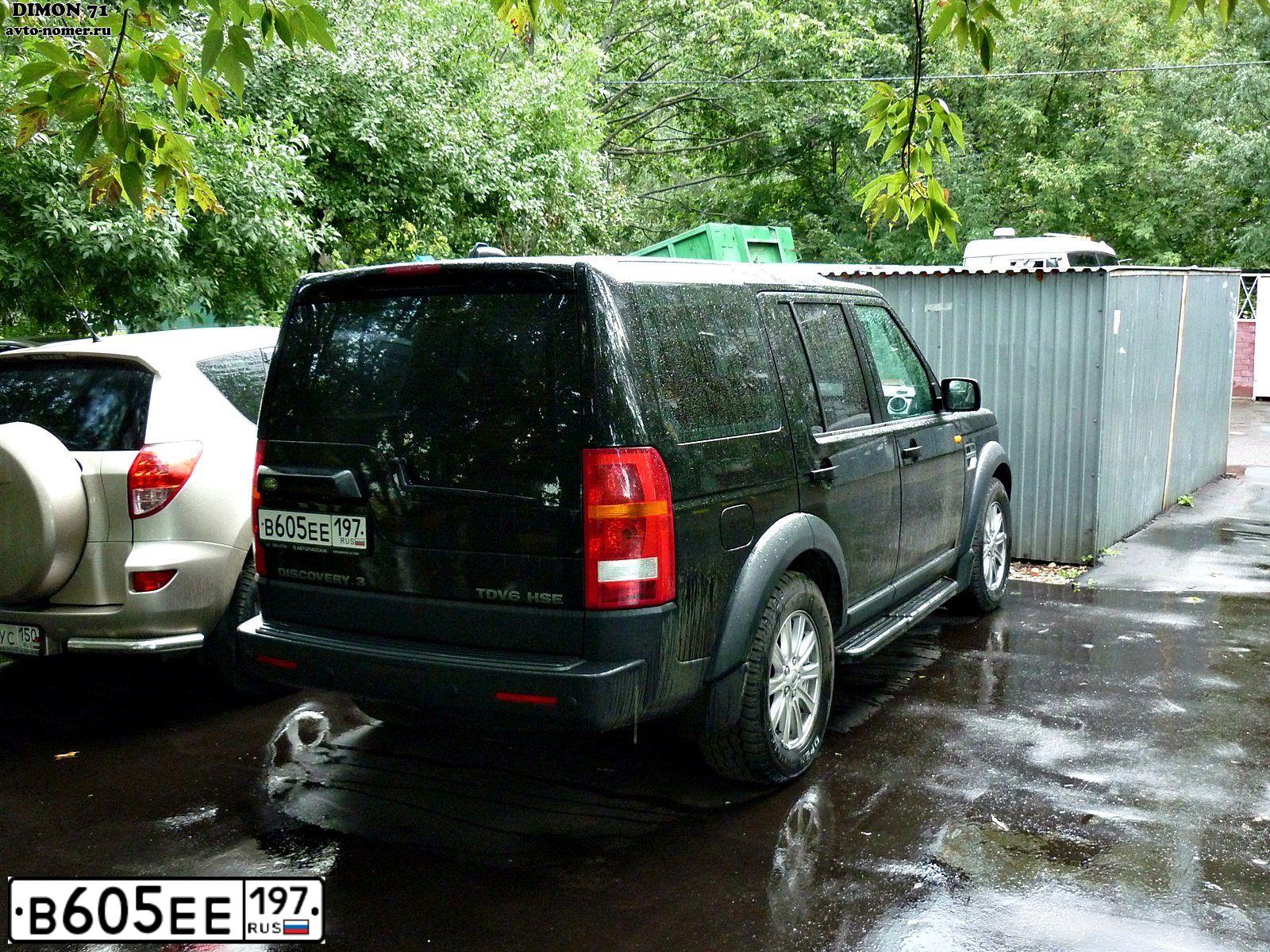 Фото автомобиля LAND ROVER DISCOVERY, 2007 — госномер С416ТК797. Цвет: ЧЕРНЫЙ