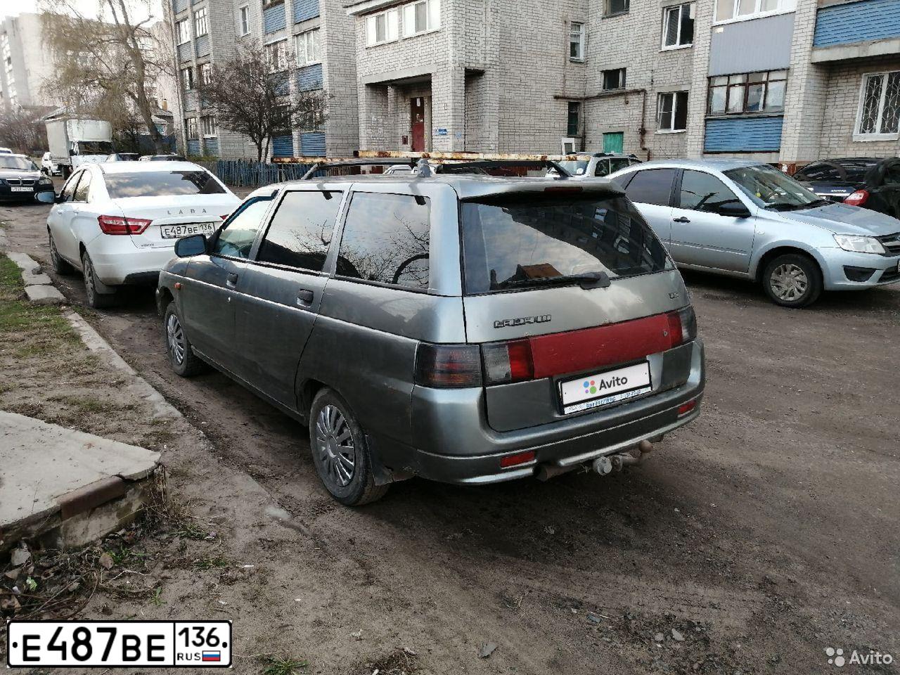 Фото автомобиля LADA VESTA, 2018 — госномер Е487ВЕ136. Цвет: Белый