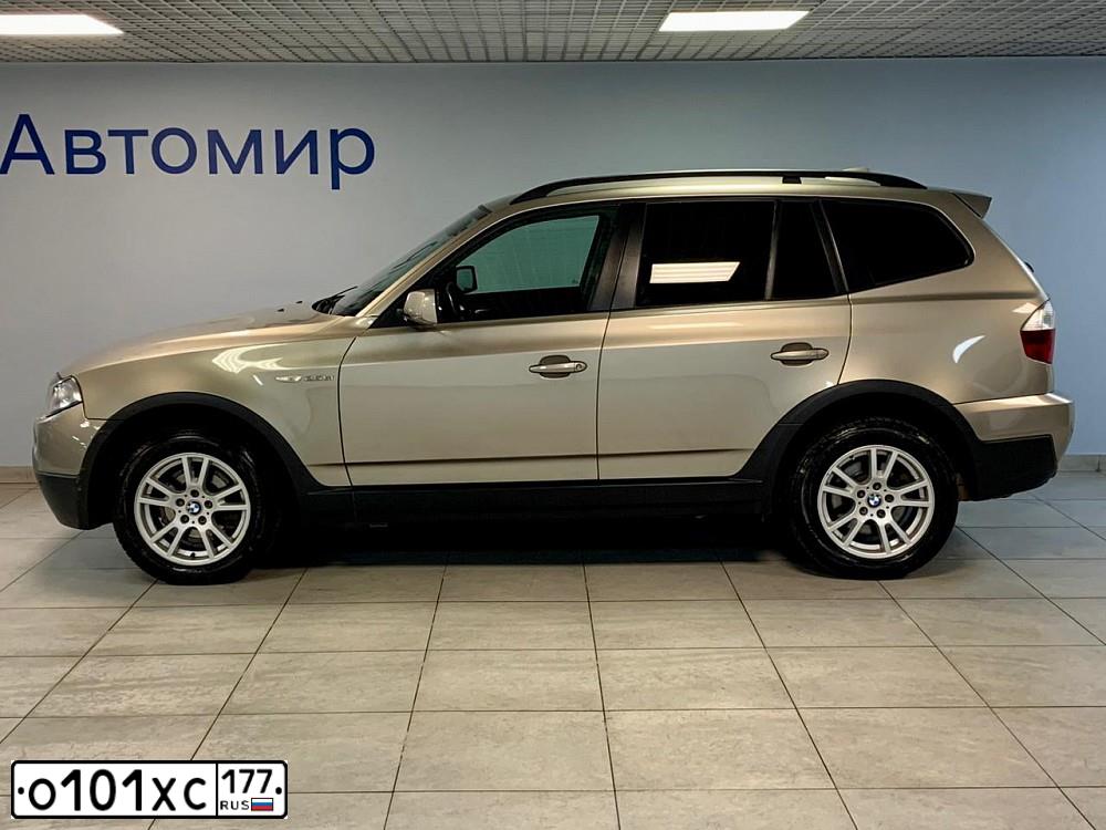 Фото автомобиля BMW X3, 2007 — госномер М880ТР716. Цвет: БЕЖЕВЫЙ