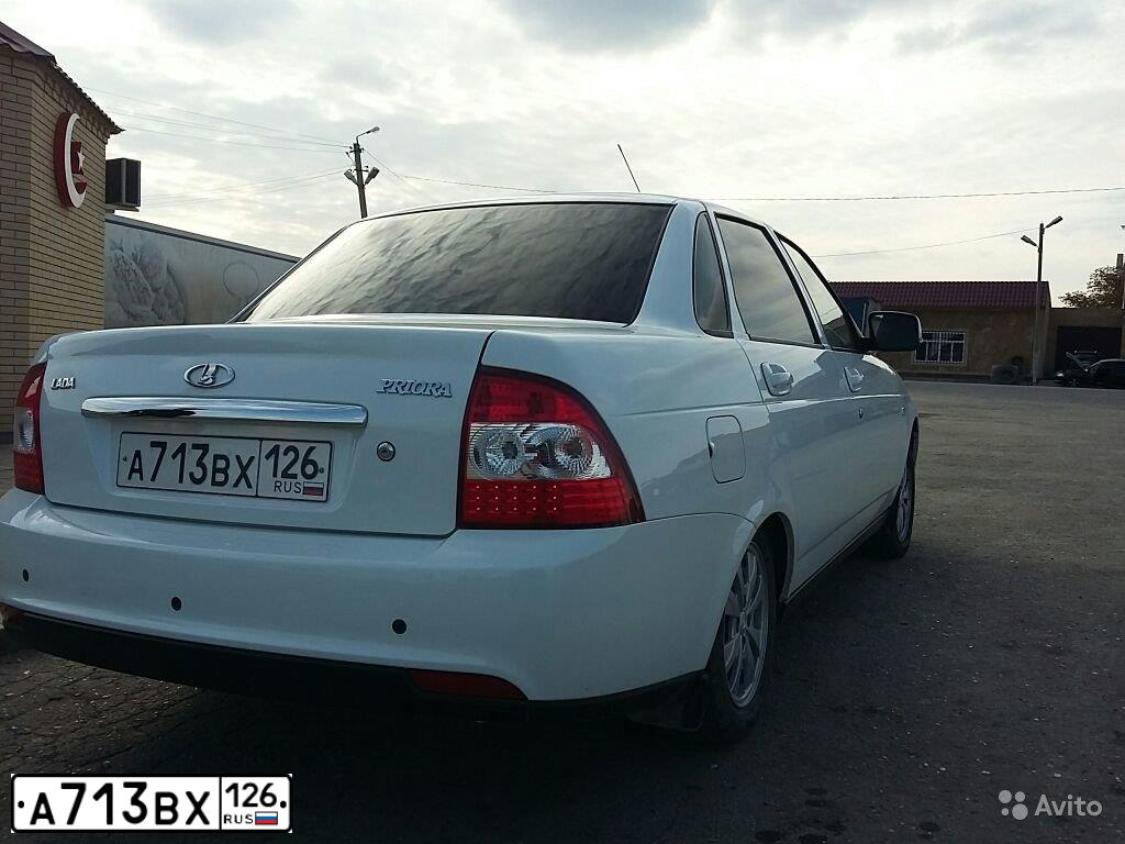Фото автомобиля LADA 2170 PRIORA, 2015 — госномер Р532ХР05. Цвет: Белый