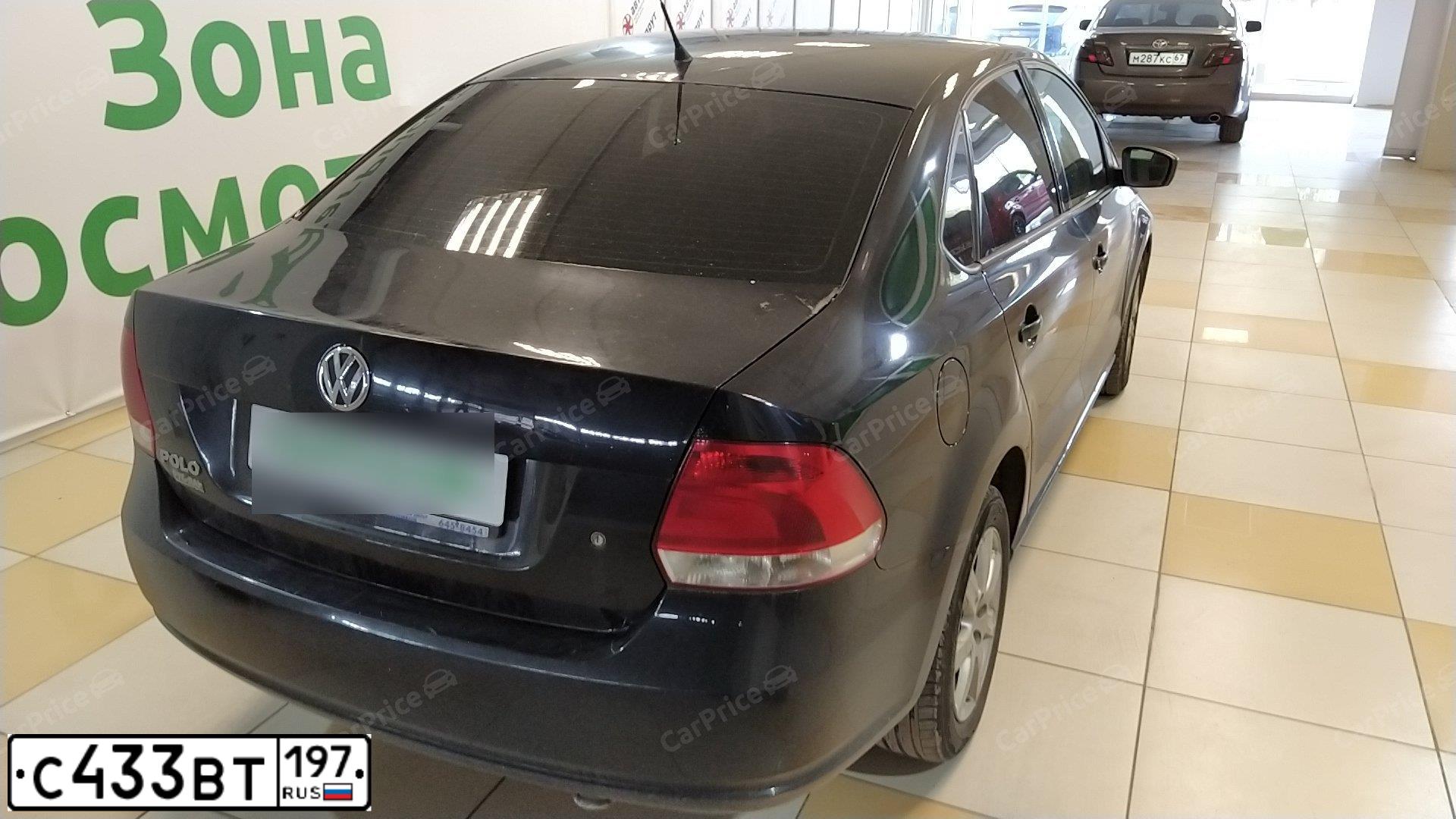 Фото автомобиля VOLKSWAGEN POLO, 2010 — госномер Т641ОВ67. Цвет: ЧЕРНЫЙ