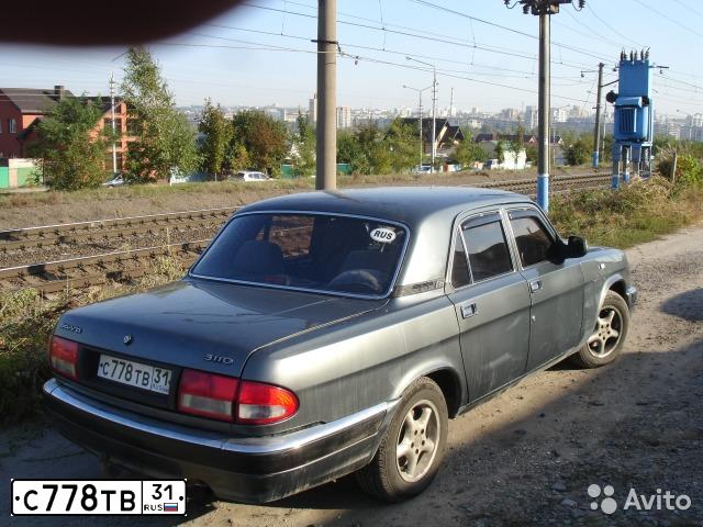 Фото автомобиля GAZ 3110 WOLGA, 2003 — госномер С778ТВ31. Цвет: СКАТ
