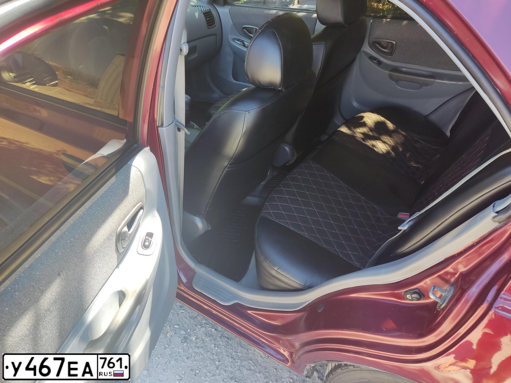 Фото автомобиля TAGAZ ACCENT, 2011 — госномер К413КУ178. Цвет: Красный